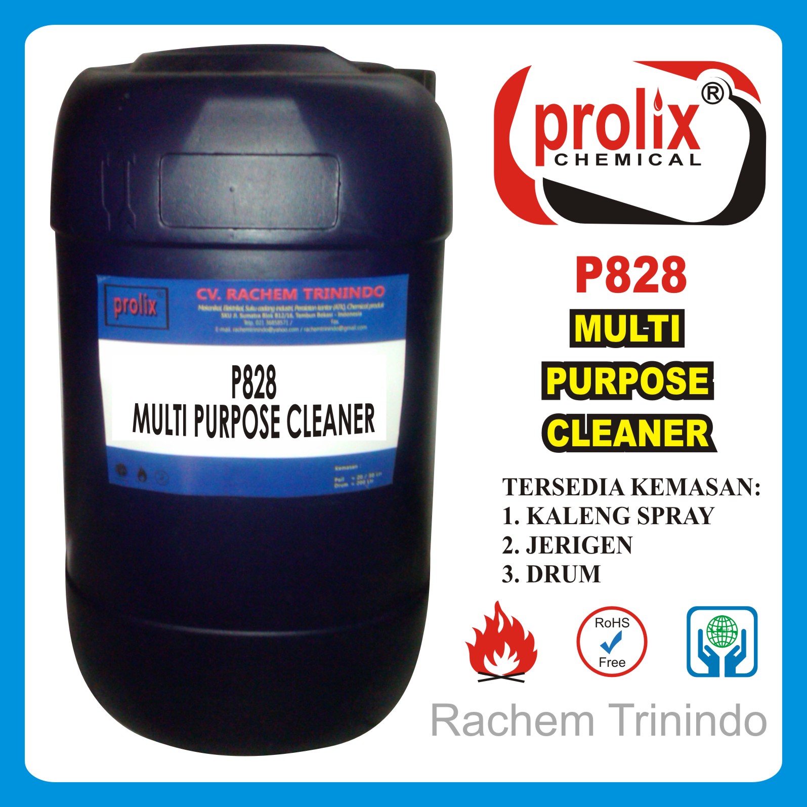 Multi Purpose Cleaner Formula Untuk Membersikan Oli Minyak Grease.